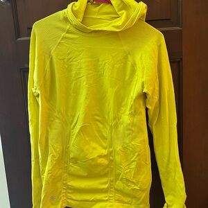 Athleta Yellow Hoodie Sweatshirt